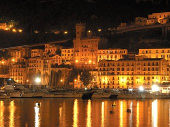 Una bella veduta del lungomare salernitano